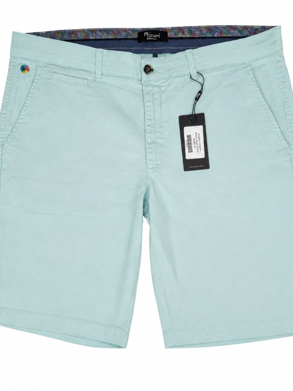 Mizumi Couture Kingdom Dreams Aqua Shorts Men's Size 38 - Picture 2 of 11